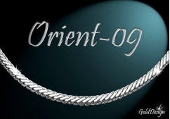 Orient 09 - náramek rhodium